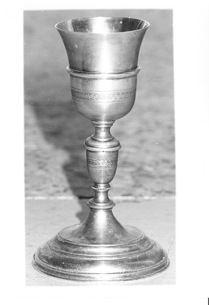 calice - bottega emiliano-romagnola (seconda metà sec. XIX)