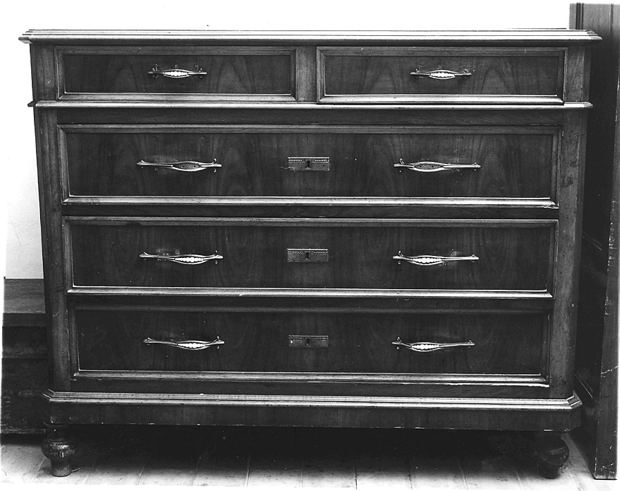 cassettone - bottega marchigiana (secc. XIX/ XX)