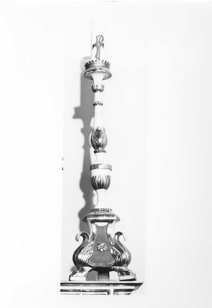 candelabro, serie - bottega marchigiana (ultimo quarto sec. XIX)