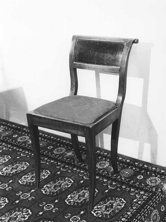 seggiola, serie - bottega marchigiana (fine/inizio secc. XIX/ XX)