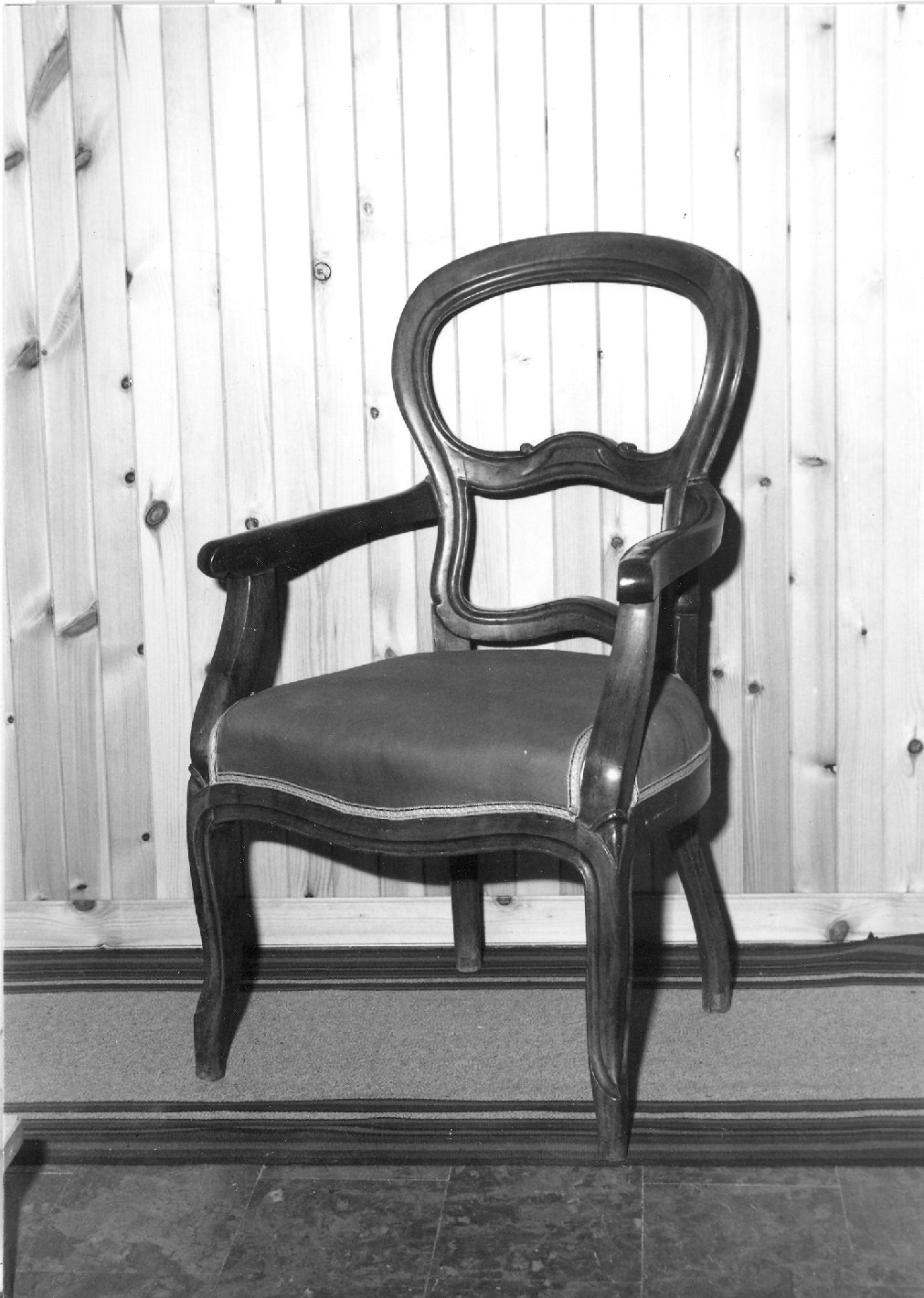 poltrona - bottega emiliana (seconda metà sec. XIX)