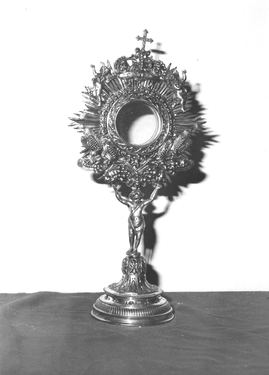 ostensorio - bottega marchigiana (prima metà sec. XIX)