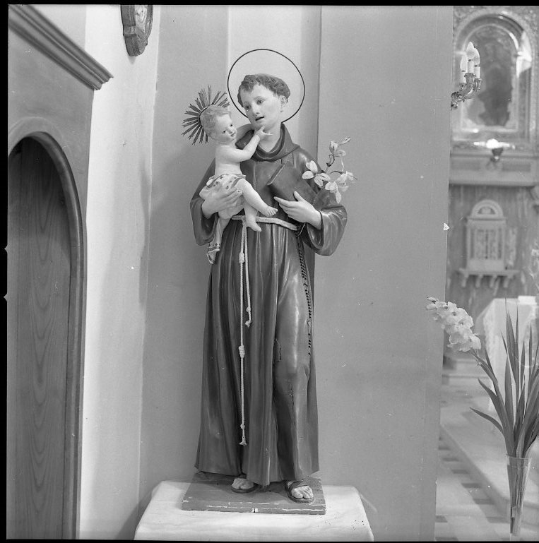 Sant'Antonio da Padova (statua) - bottega marchigiana (prima metà sec. XX)