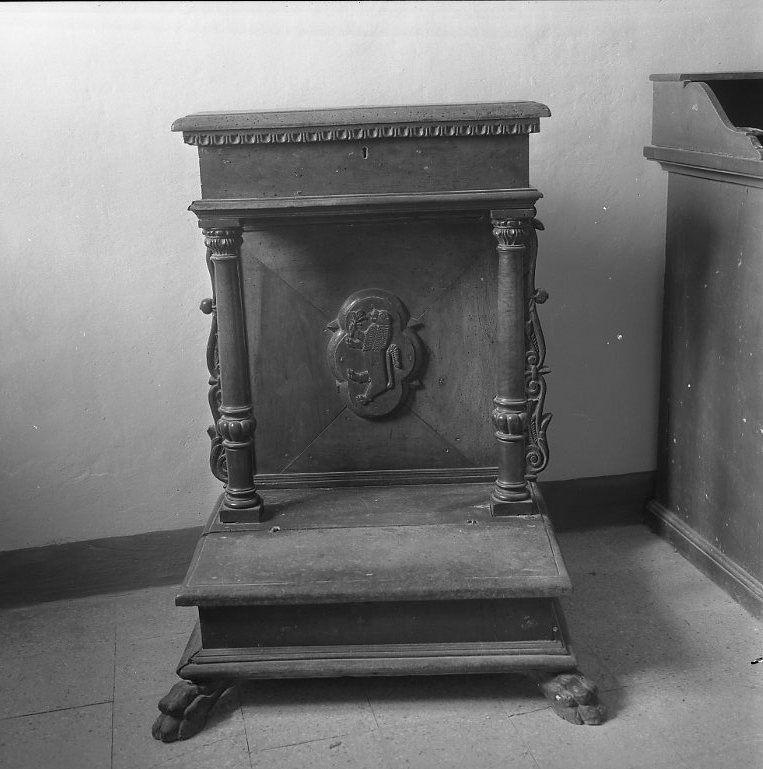 inginocchiatoio - bottega marchigiana (sec. XVII)