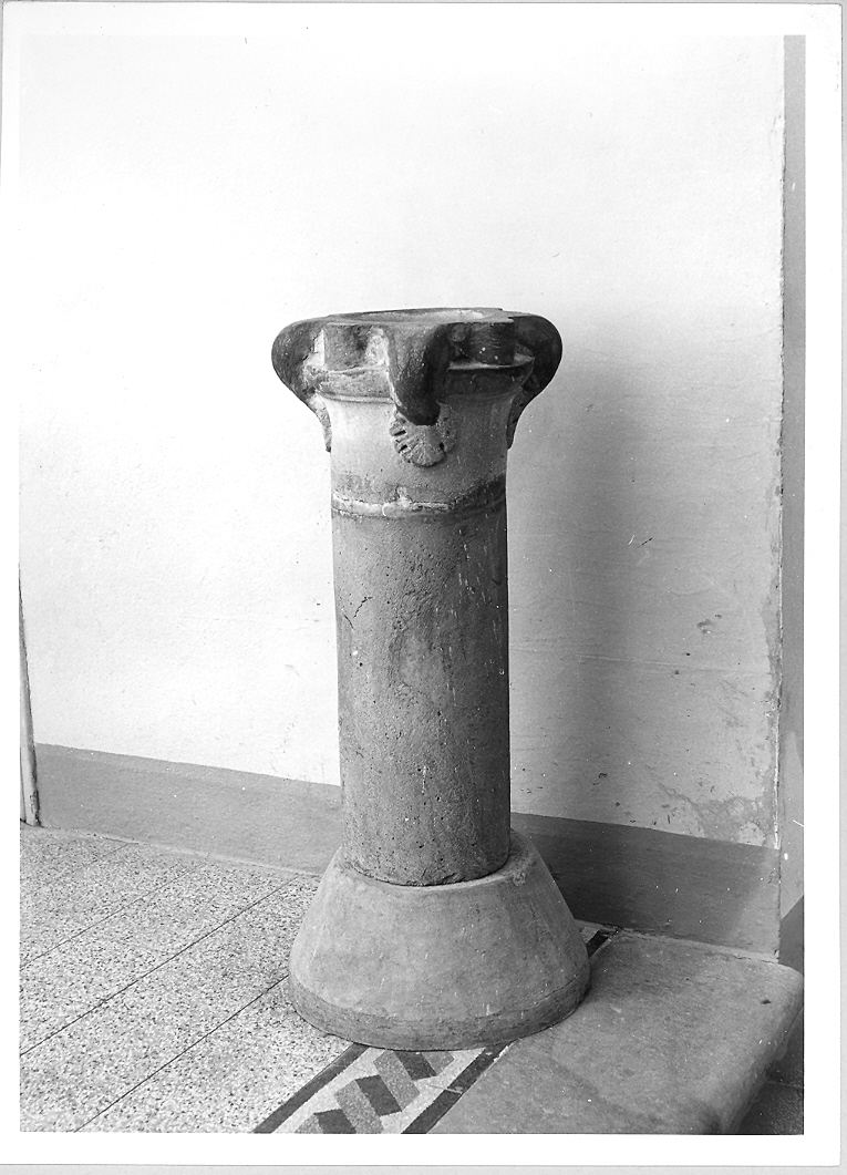 colonnina - bottega marchigiana (inizio sec. XII)