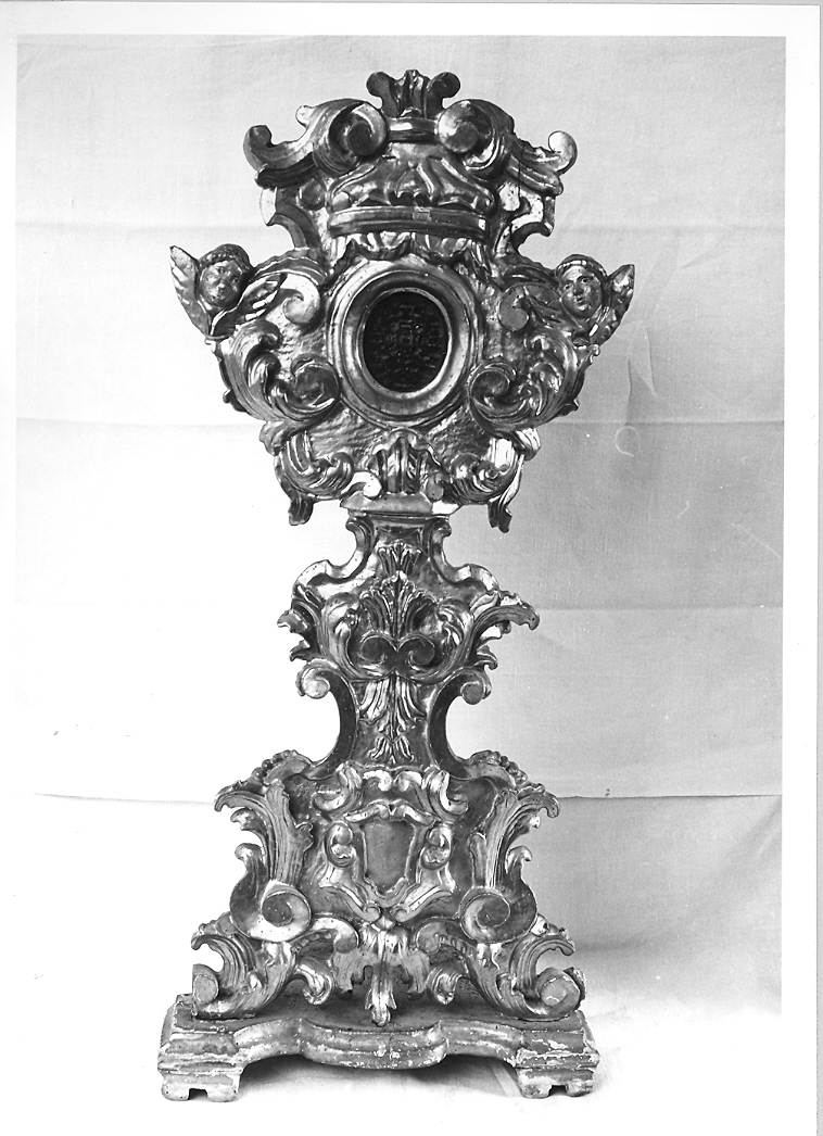 reliquiario a teca, serie - bottega marchigiana (sec. XVIII)