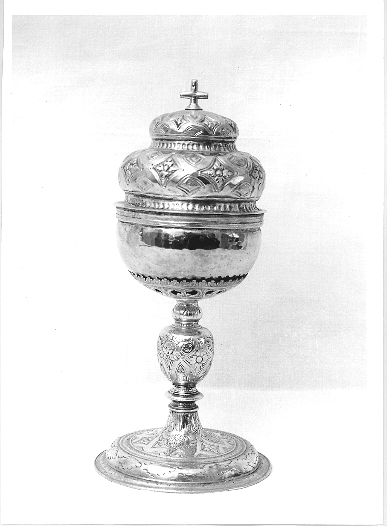 pisside - bottega marchigiana (fine/inizio secc. XVII/ XVIII)