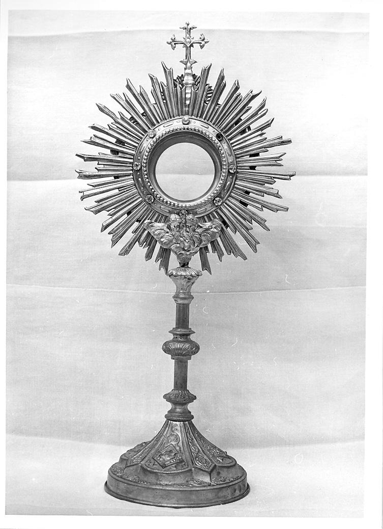 ostensorio - bottega marchigiana (prima metà sec. XX)
