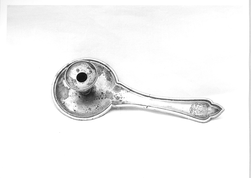 palmatoria - bottega marchigiana (fine/inizio secc. XVIII/ XIX)