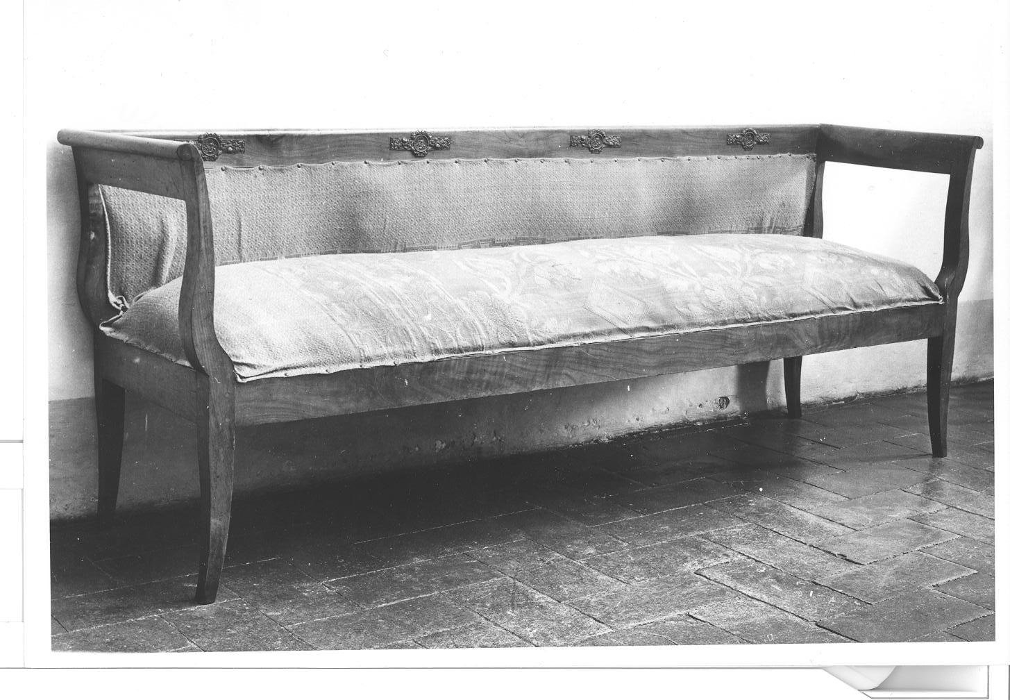 divano - bottega italiana (prima metà sec. XIX)