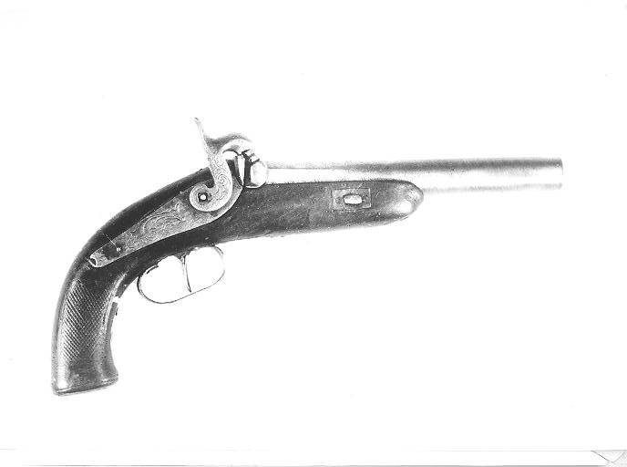 pistola - bottega italiana (metà sec. XIX)
