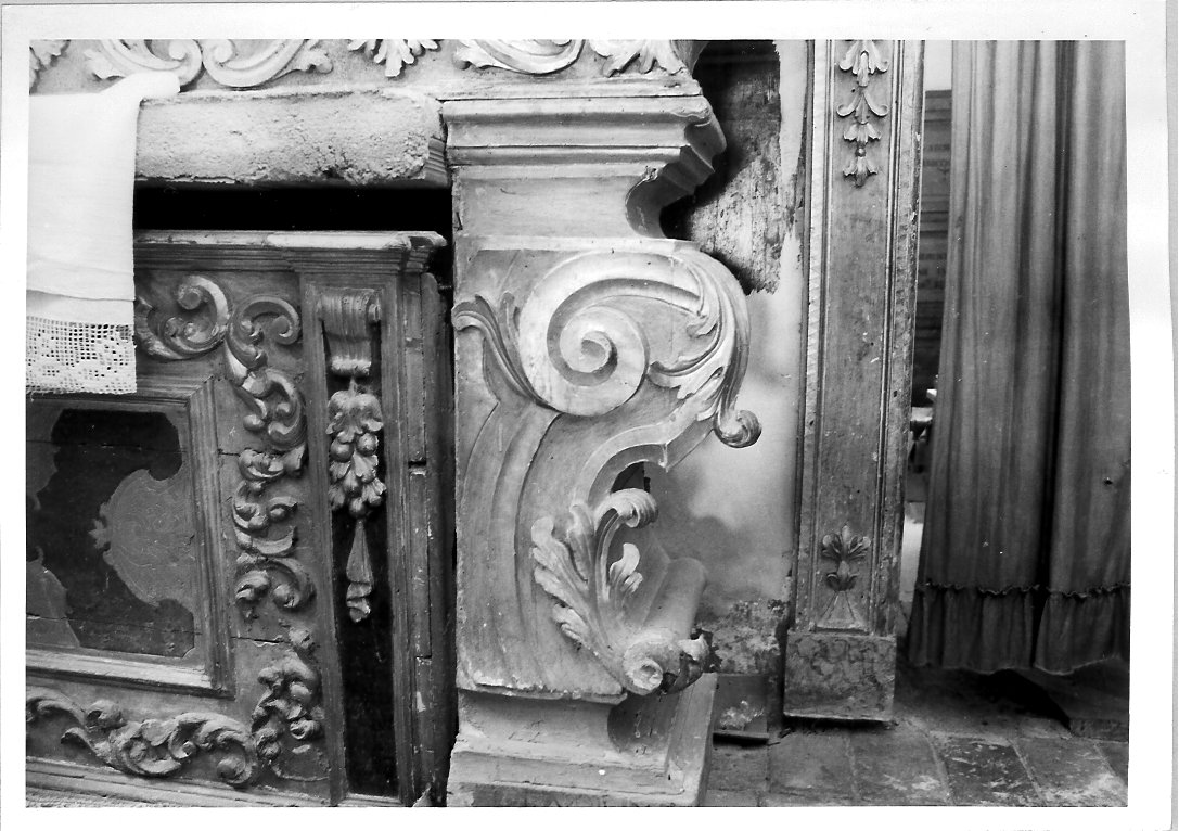 ancona, frammento - bottega marchigiana (sec. XVII)