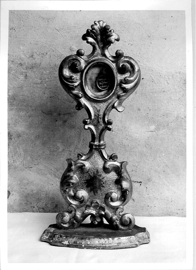reliquiario - a ostensorio - bottega marchigiana (fine sec. XVIII)