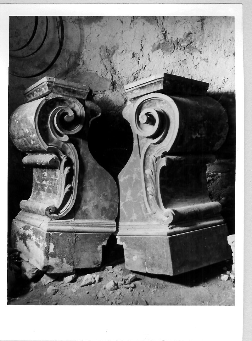 ancona, frammento - bottega marchigiana (sec. XVIII)