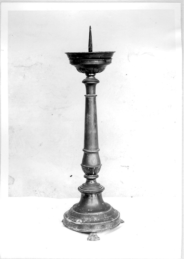 candeliere, coppia - bottega italiana (primo quarto sec. XX)