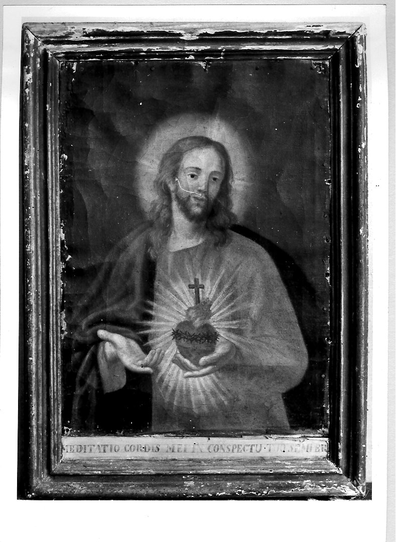 Sacro Cuore di Gesù (dipinto) - ambito marchigiano (fine/inizio secc. XIX/ XX)