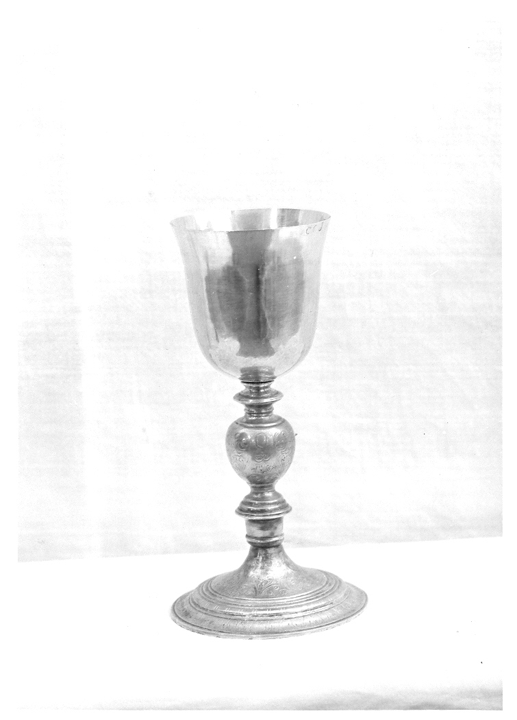 calice - bottega italiana (ultimo quarto sec. XIX)