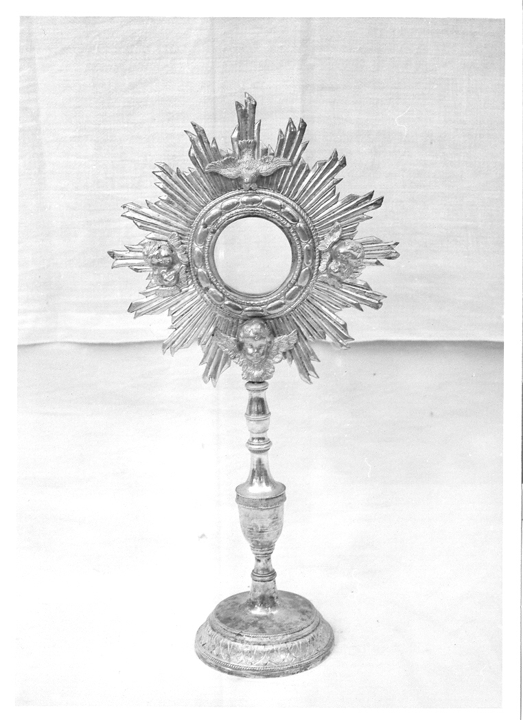 ostensorio - a raggiera - bottega marchigiana (seconda metà sec. XIX)