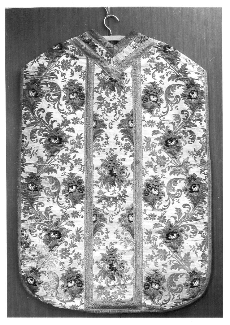 pianeta, elemento d'insieme - manifattura veneziana (seconda metà sec. XVIII)