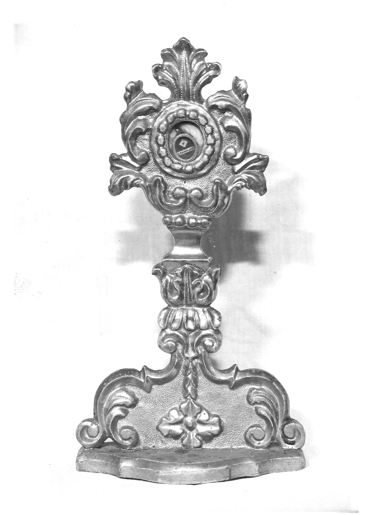 reliquiario - a ostensorio - bottega marchigiana (metà sec. XVIII)