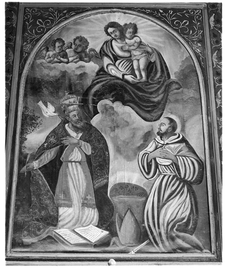 Madonna con Bambino e Santi (dipinto) - ambito marchigiano (primo quarto sec. XVIII)