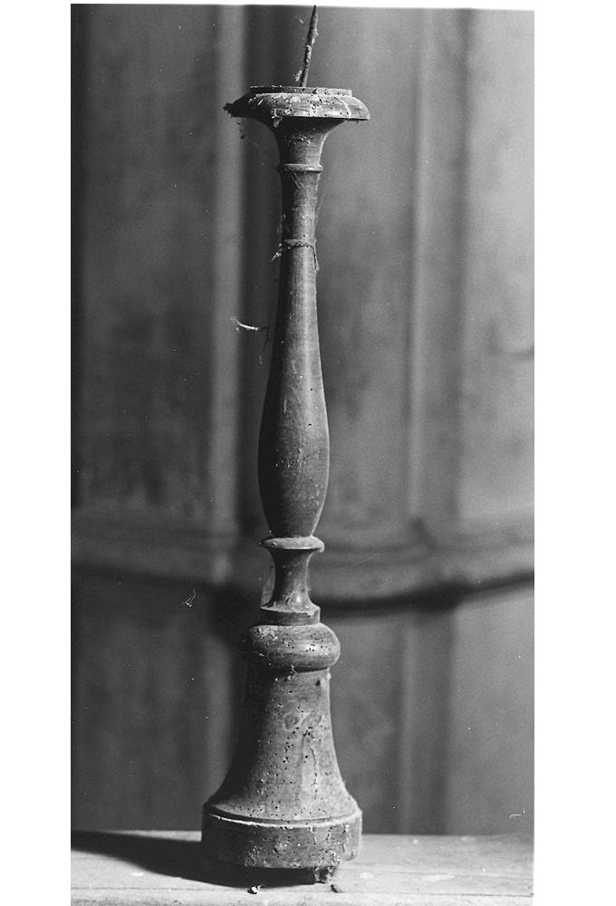 candeliere, serie - bottega marchigiana (prima metà sec. XIX)