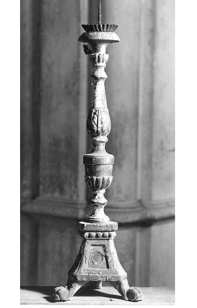 candeliere, serie - bottega marchigiana (prima metà sec. XIX)