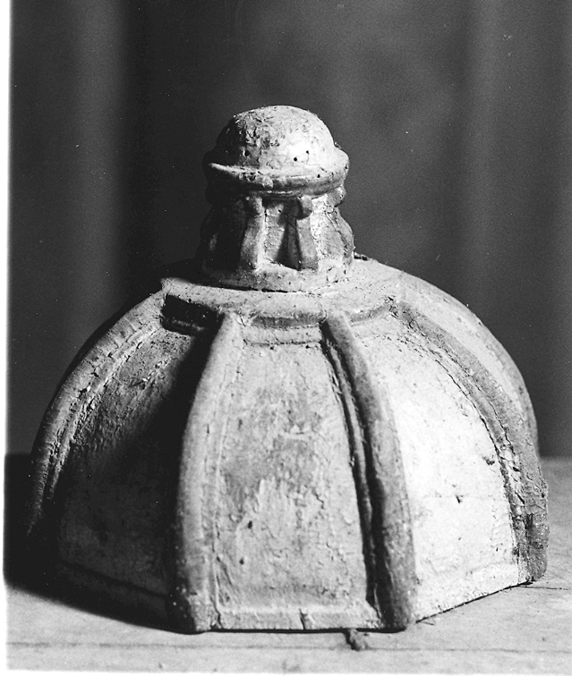 tabernacolo - a tempietto, frammento - bottega marchigiana (fine/inizio secc. XVII/ XVIII)