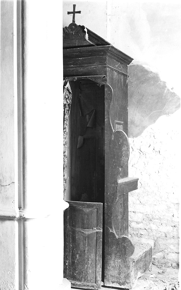 confessionale - bottega marchigiana (prima metà sec. XIX)