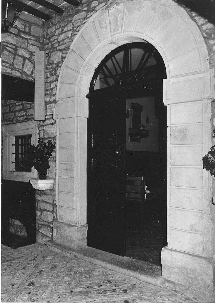 mostra di portale - bottega Italia centrale (prima metà sec. XX)