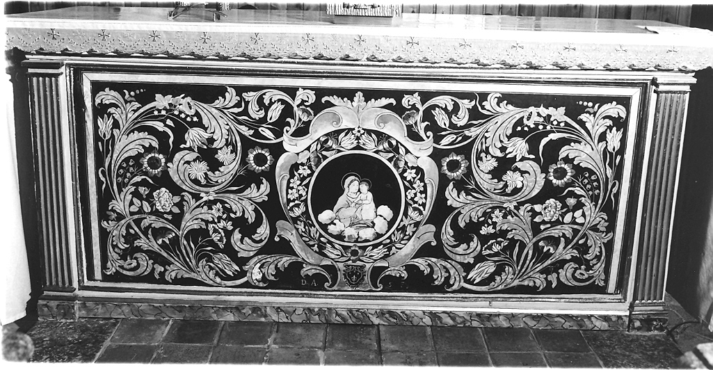 Madonna con Bambino (paliotto) - bottega marchigiana (sec. XVIII)