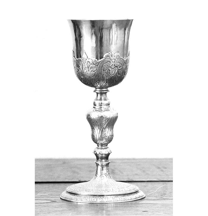 calice - bottega marchigiana (fine/inizio secc. XVII/ XVIII)