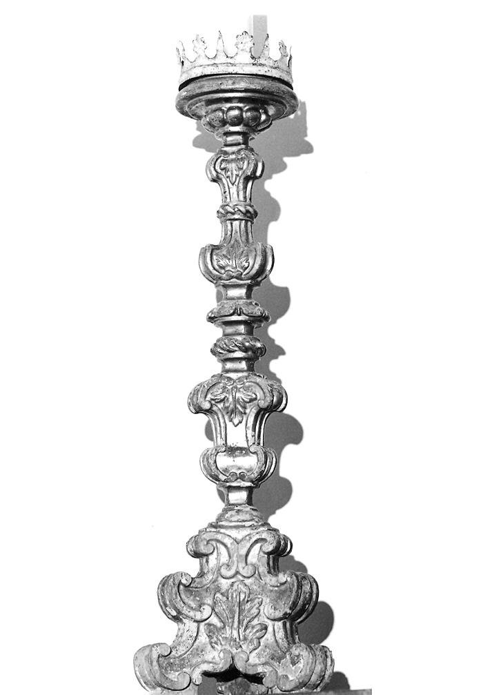 candeliere, coppia - bottega marchigiana (sec. XVIII)