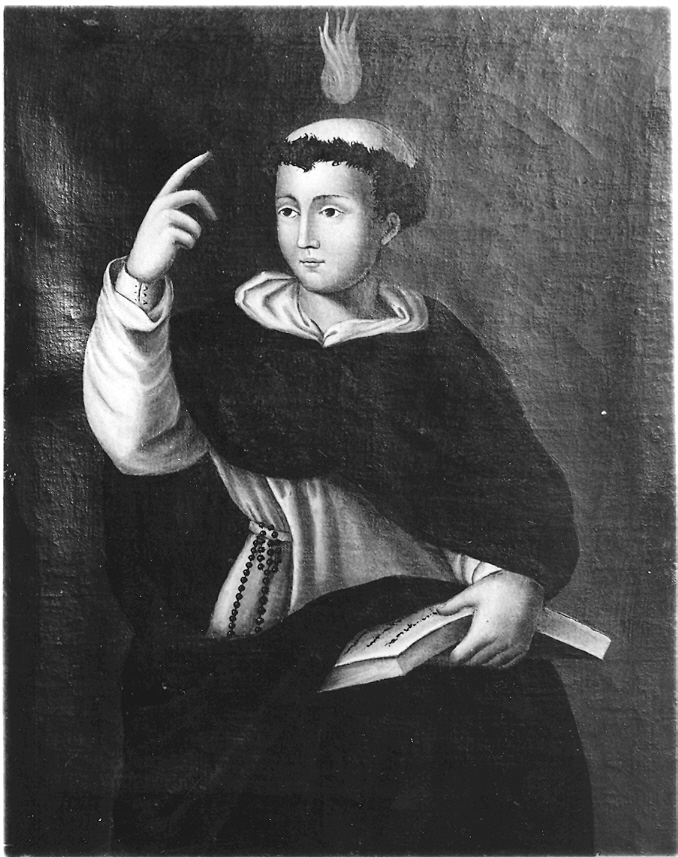 San Vincenzo Ferrer predica (dipinto) - ambito marchigiano-romagnolo (sec. XIX)