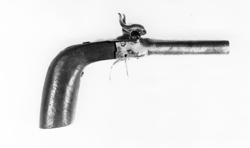pistola a luminello a due canne - produzione europea (metà sec. XIX)
