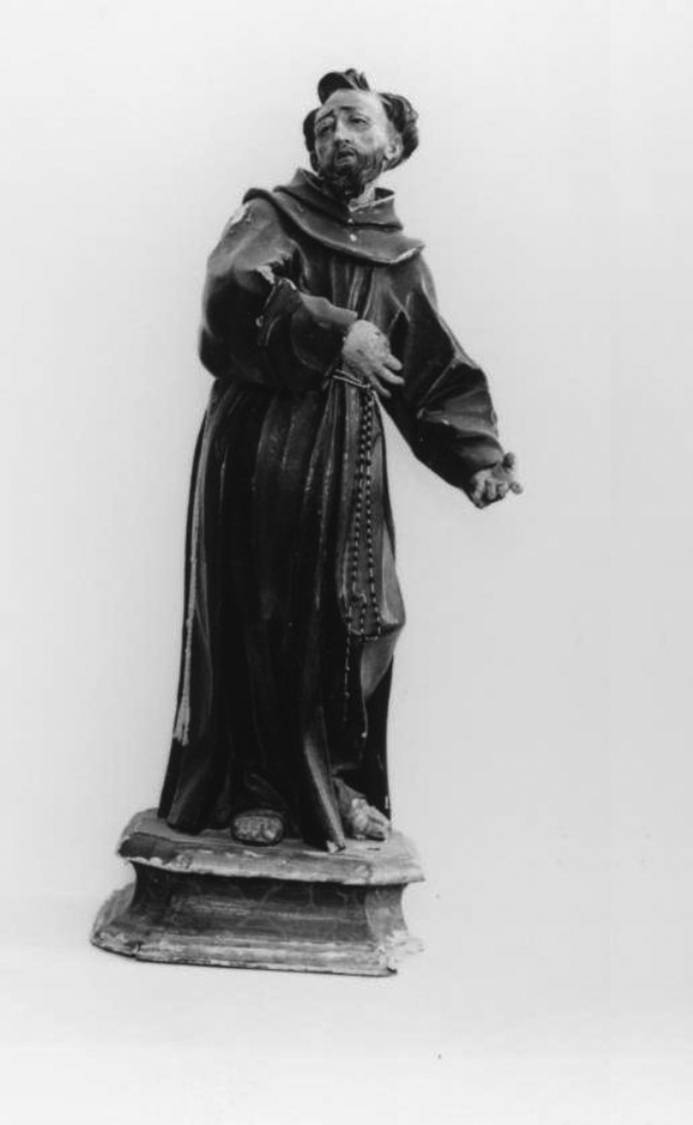 San Francesco d'Assisi (statua) - bottega napoletana (prima metà sec. XVIII)