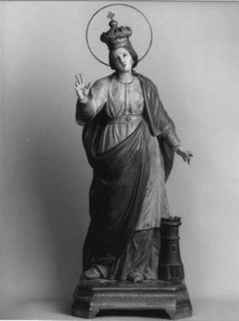 Santa Barbara (statua) - bottega sarda (secc. XVIII/ XIX)