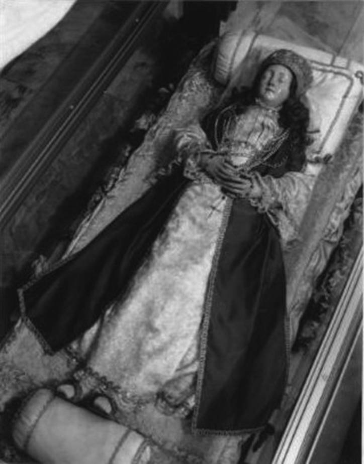 Dormitio Virginis, transito della Madonna (statua) - bottega sarda (secc. XVIII/ XIX)