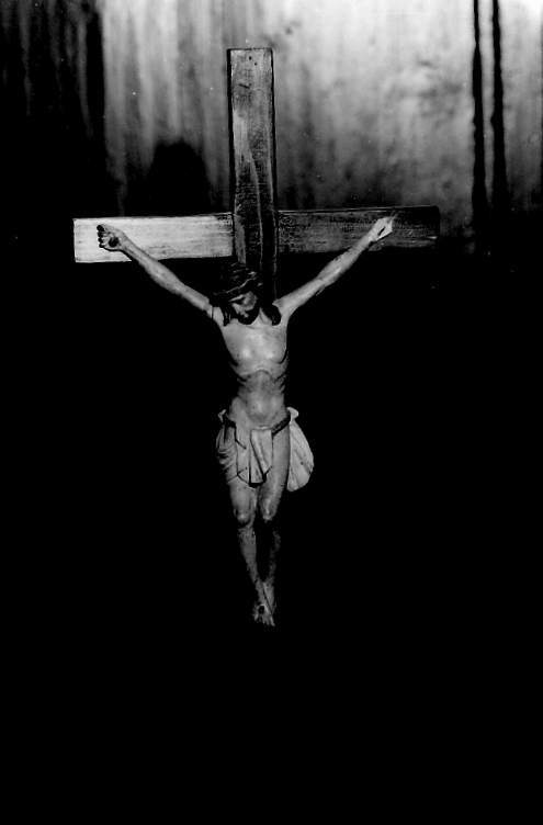 Cristo crocifisso (croce d'altare) - bottega spagnola (sec. XVII)