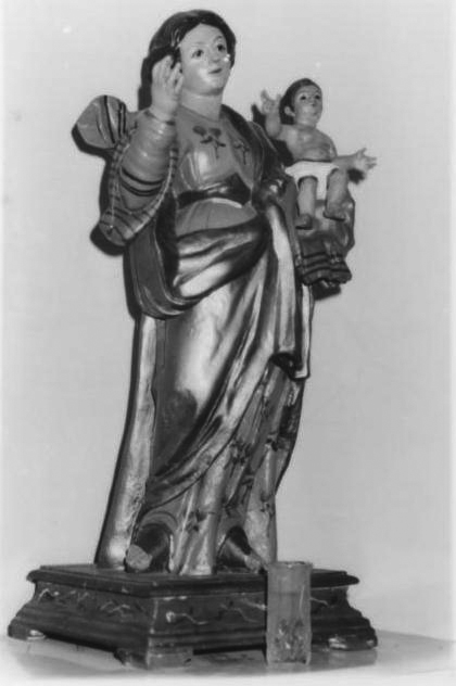 Madonna del Rimedio (statua) di Lonis Giuseppe Antonio (bottega) (ultimo quarto sec. XVIII)