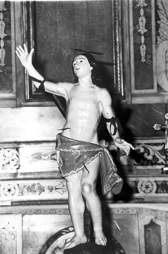 San Sebastiano (statua) - bottega sarda (fine/inizio secc. XVIII/ XIX)