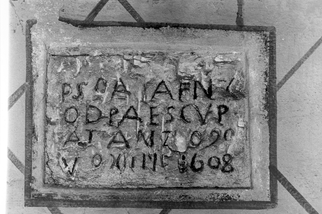 lapide - bottega sarda (sec. XVII)