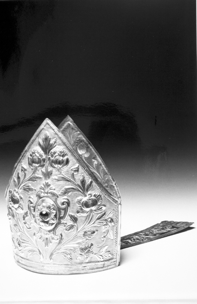 attributo iconografico di immagine sacra - bottega sarda (sec. XIX)