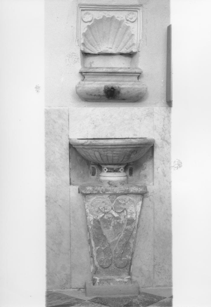 lavabo da sacrestia - bottega ligure (sec. XVIII)