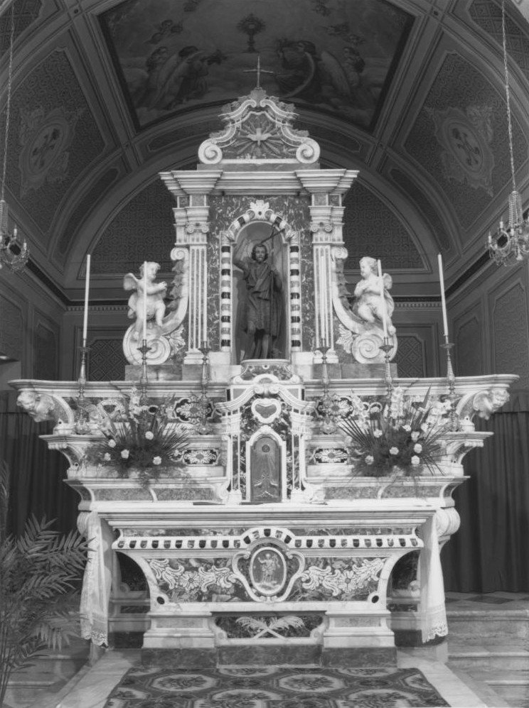 altare maggiore di Spazzi Domenico (attribuito) (sec. XIX)