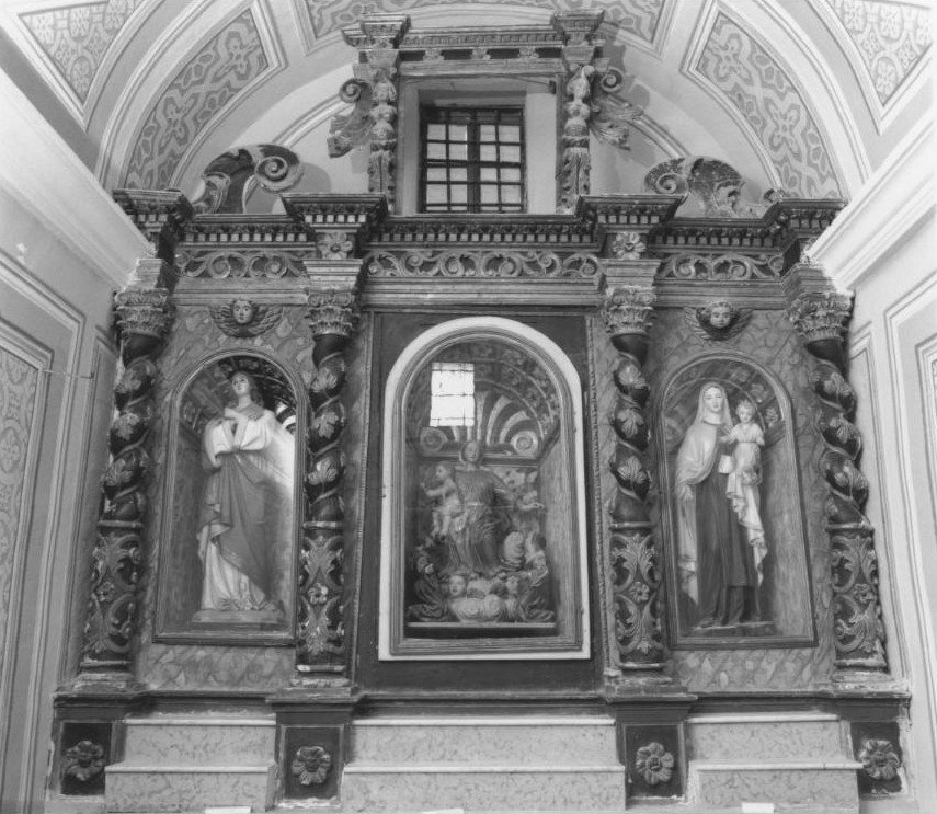 altare - bottega sarda (fine/inizio secc. XVII/ XVIII)
