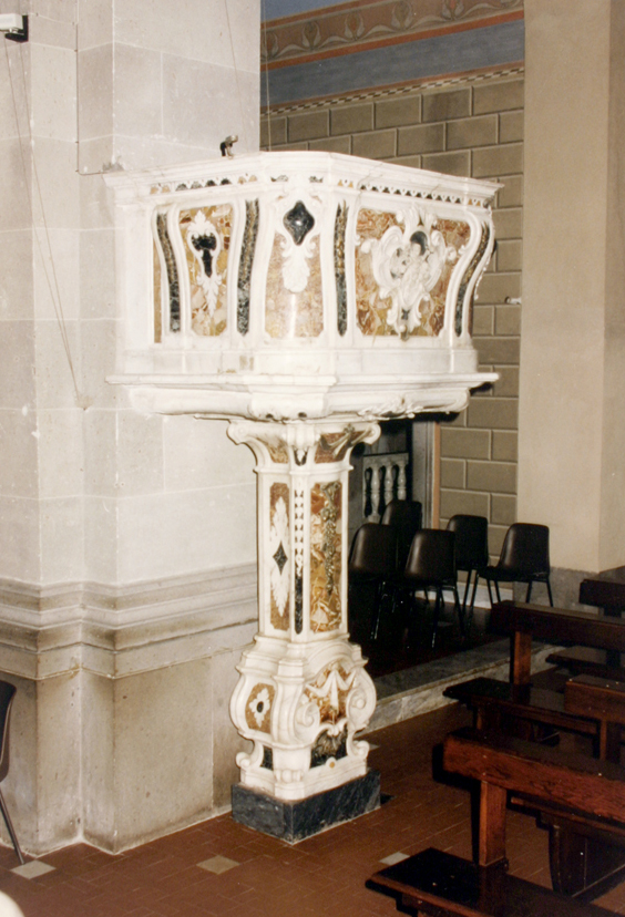pulpito di Spazzi Giovanni Battista (bottega) (sec. XVIII)