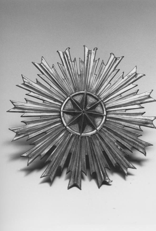 aureola di statua - bottega italiana (sec. XIX)