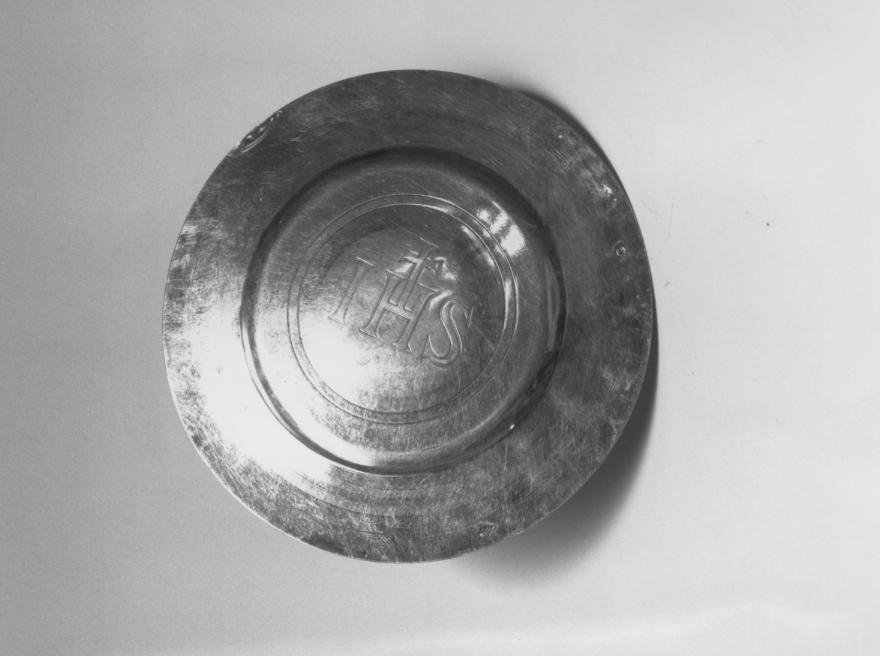 monogramma cristologico (patena) - bottega genovese (sec. XIX)