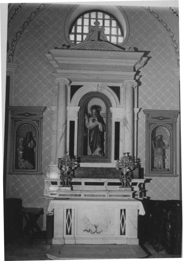 altare di Fiaschi Michele (attribuito) (metà sec. XIX)